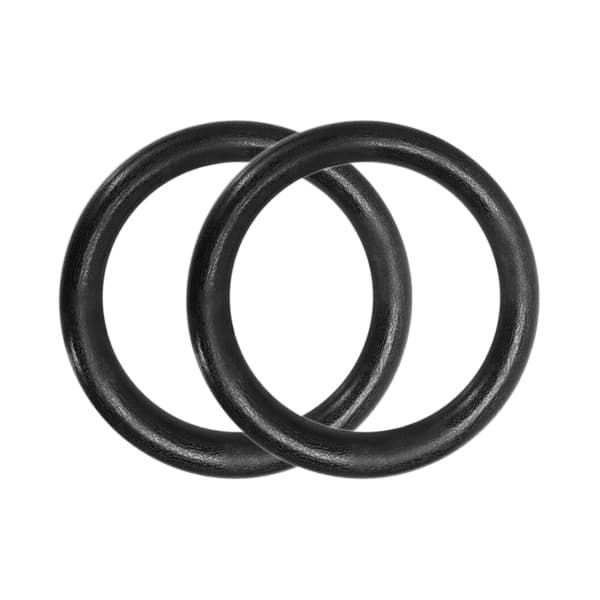 большое фото Гимнастические кольца WORKOUT K1 (28 мм) пластик (пара) для тренировок дома и на улице
