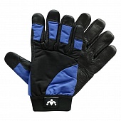 Перчатки для турника WORKOUT Z2 черно-синие утепленные